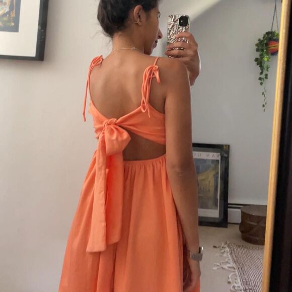 Lulus Women's Orange Dress - Picture 2 of 4